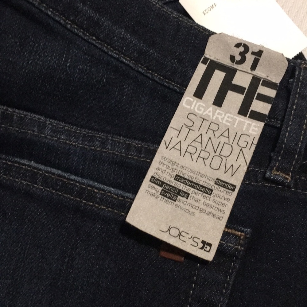 Joe's Jeans Dark Indigo Straight Leg Jeans